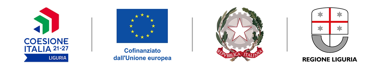 Loghi P.R. FESR Liguria 2021–2027